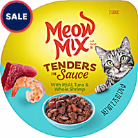 Meow Mix Tender Favorites With Real Tuna & Whole Shrimp in Sauce Wet Cat Food
