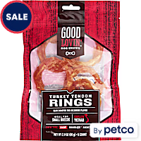 Good Lovin' Turkey Tendon Rings Dog Chews