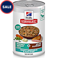 Hill's Science Diet Adult Perfect Weight & Joint Support Hearty Vegetables and Tuna Stew Dog Food
