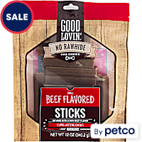 Good Lovin' Rawhide Free Small Beef Stick for Dogs