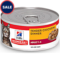 Hill's Science Diet Adult Tender Chicken Dinner Canned Wet Cat Food