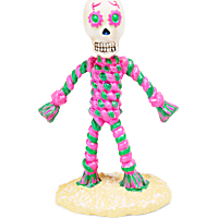 Petco Dia de los Muertos Pink Skeleton Aquarium Decor