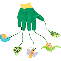 Petco Interactive Cat Teaser Glove Toy with 5 Attachments