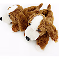 Petco 3D Dog Fuzzy Adult Slippers
