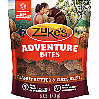 Zuke's Adventure Bites Soft Dog Treats with Real Peanut Butter and Oats Treats for Dogs of All Sizes