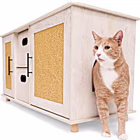 Petco Hidden Litter Box and 2 Cat Condo Cabinet