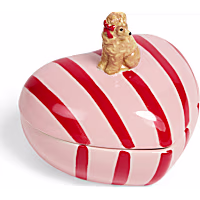 Petco Heart Dog Ceramic Jewelry Box