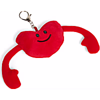Petco Happy Heart Plush Bag Charm