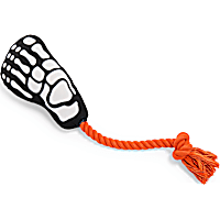 Petco Halloween Skeleton Foot Rope Plush Dog Toy