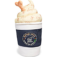 Petco Thanksgiving Jumbo Pumpkin Spice Latte Plush Dog Toy