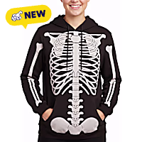 Petco Adult Skeleton Hoodie for Pet Parents