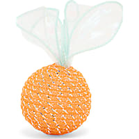 Petco Halloween Pumpkin Mesh Ball Cat Toy