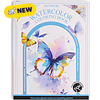Petco Butterflies Watercolor Coloring Book Set