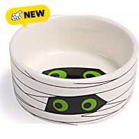 Petco Halloween Mummy Small Animal Food & Water Bowl