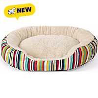 Petco Color Striped Step-In Dog Bed