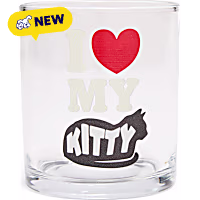 Petco Love My Kitty Whiskey Glass
