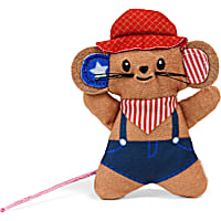 Petco Americana Farmer Mouse Cat Toy