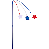 Petco Red White & Blue Stars Cat Teaser Toy