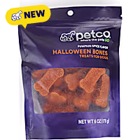 Petco Halloween Baked Bones Pumpkin Spice Flavor Treats for Dogs
