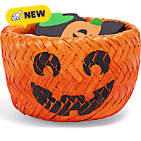 Petco Halloween Pumpkin Small Animal Chew Toy Basket
