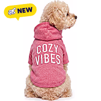 Petco Pink Cozy Vibes Pet Hoodie