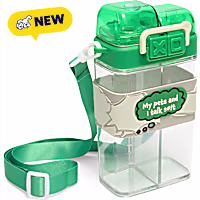 Petco Talk Sh!t Squared Two-Sided Dual Water Bottle