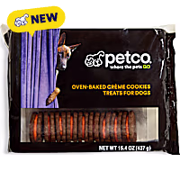 Petco Halloween Oven-Baked Creme Cookies Dog Treats
