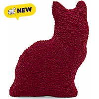 Petco Chenille Cat Shape Pillow