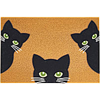 Petco Black Cat Door Mat