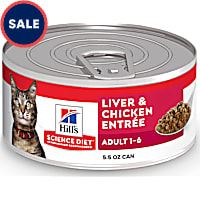 Hill's Science Diet Adult Liver & Chicken Entree Canned Wet Cat Food