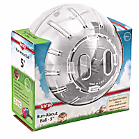 Kaytee Clear Run-About Exercise Ball for Small Animals