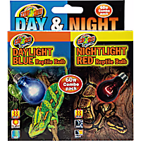 Zoo Med Day & Night Reptile Bulb Combo Pack