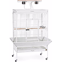 Prevue Pet Products Signature Select Series Wrought Iron Bird Cage in Chalk White
