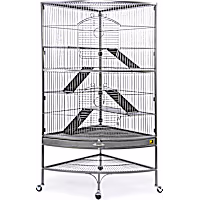 Prevue Pet Products Corner Black Ferret Cage
