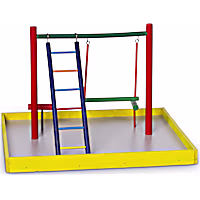 Prevue Pet Products Cockatiel Court Tabletop Playpen