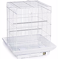 Prevue Pet Products Clean Life Series Bird Cage in White