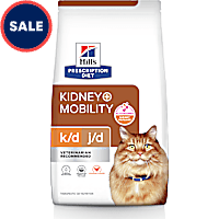 Hill's Prescription Diet k/d + j/d Kidney + Mobility Chicken Flavor Dry Cat Food