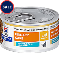 Hill's Prescription Diet c/d Multicare Urinary Care Tuna & Vegetable Stew Canned Cat Food