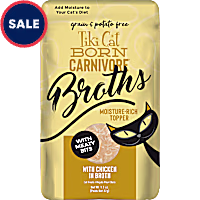 Tiki Cat Savory Broth with Meaty Bits Chicken Flavored Cat Treats