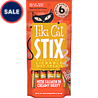 Tiki Cat Stix Salmon Wet Treat in Lickable Tube for Cats
