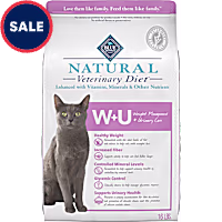 Blue Buffalo Natural Veterinary Diet Weight Management + Urinary Care Chicken Dry Cat Food