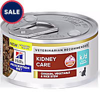 Hill's Prescription Diet k/d Kidney Care Early Support Chicken, Vegetable & Rice Stew Canned Cat Food