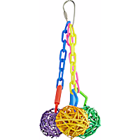 You & Me Ball Cluster Chewing Bird Toy