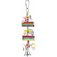 You & Me Block 'n Beads Noisemaking Bird Toy