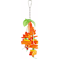 You & Me Orange You Glad Chewing Bird Toy