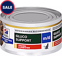 Hill's Prescription Diet m/d GlucoSupport Chicken & Liver Stew Wet Cat Food