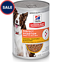 Hill's Science Diet Adult Perfect Digestion Chicken, Vegetable & Rice Stew Canned Dog Food