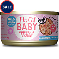 Tiki Cat Baby Chicken & Salmon Recipe Wet Kitten Food