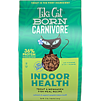 Tiki Cat Born Carnivore Indoor Health Trout & Menhaden Fish Meal Dry Cat Food