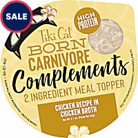 Tiki Cat Born Carnivore Complements Chicken Wet Cat Food Topper